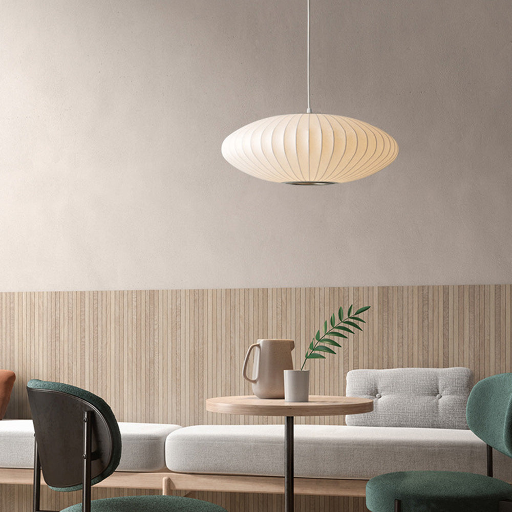 The Classic Japandi Silk Pendant Lamp