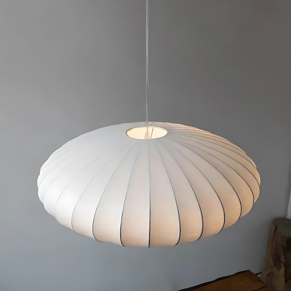 The Classic Japandi Silk Pendant Lamp