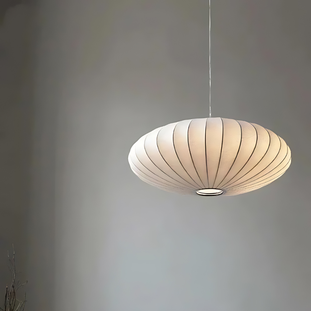 The Classic Japandi Silk Pendant Lamp