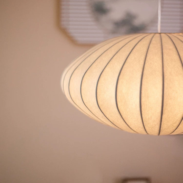 The Classic Japandi Silk Pendant Lamp