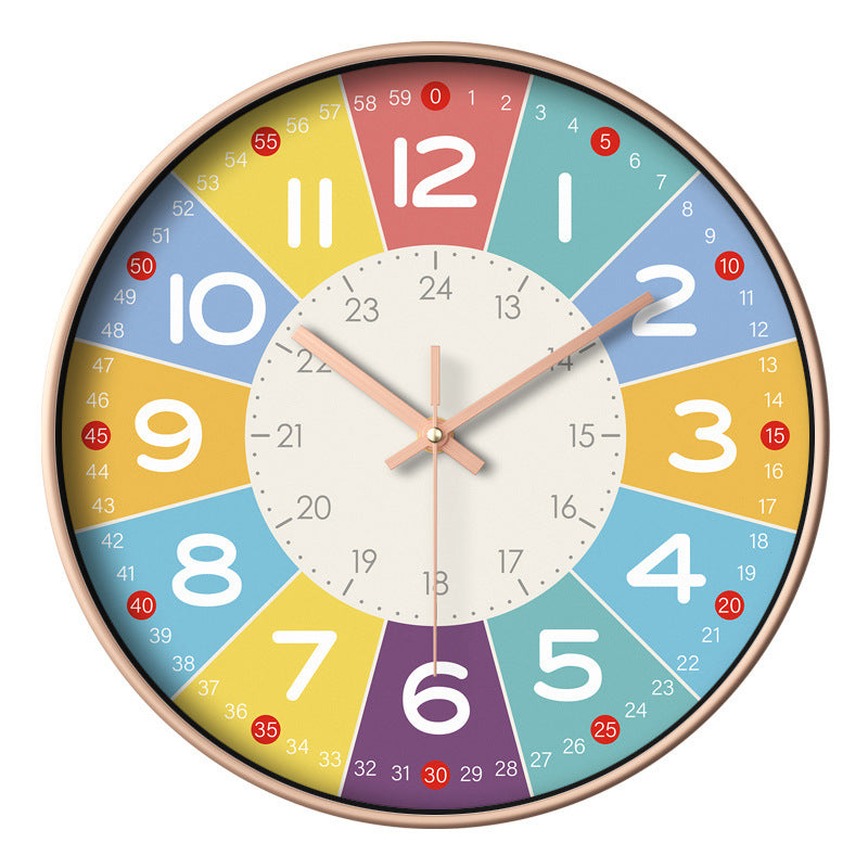 SilentKids - Silent Wall Clock for Kids' Rooms