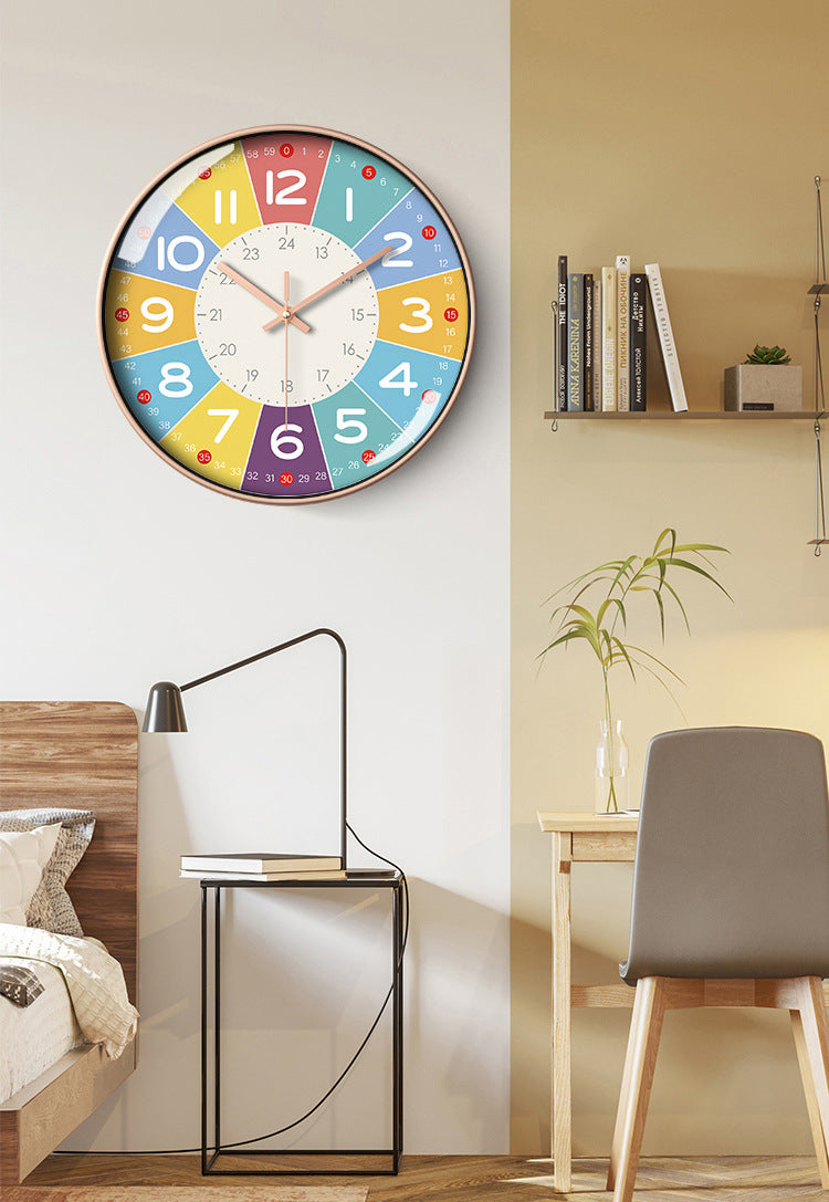 SilentKids - Silent Wall Clock for Kids' Rooms